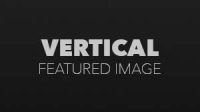 Vertical Featured Image with Disabled Comments