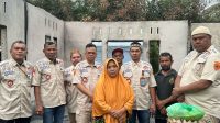 Tim Elang 3 Aceh,Kunjungi Rumah musibah terbakar bawa Alakadar Sembako